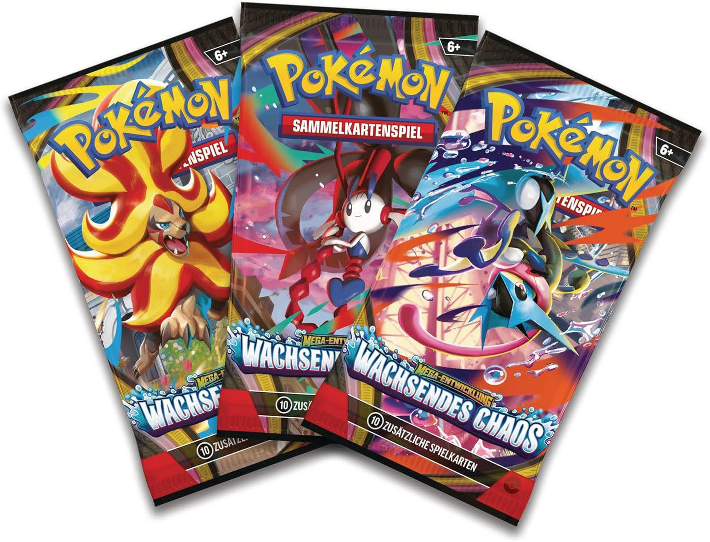 Pokémon TCG Wachsendes Chaos 3-Pack Blister DE
