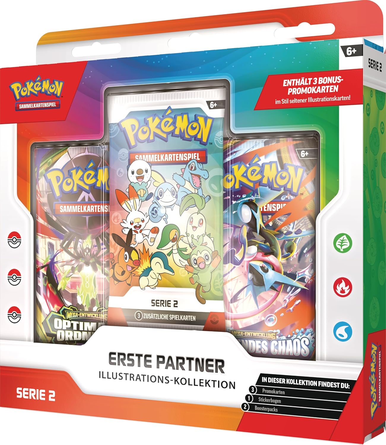Pokémon Erste-Partner-Kollektion Serie 2 – Boosterpack + Promokarten