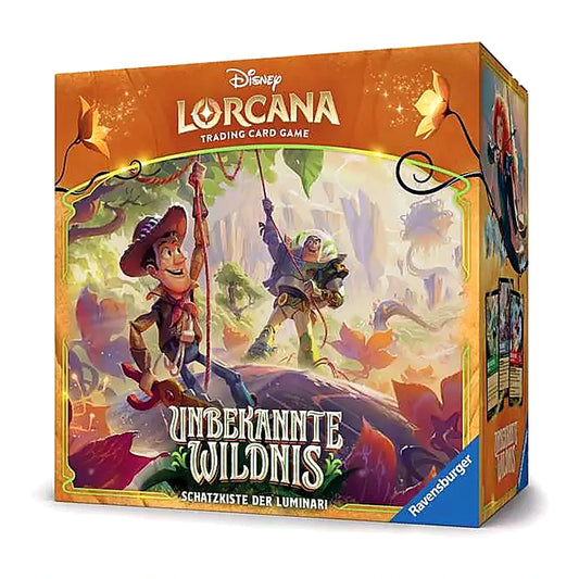 Disney Lorcana Unbekannte Wildnis Schatzkiste Set 12 DE