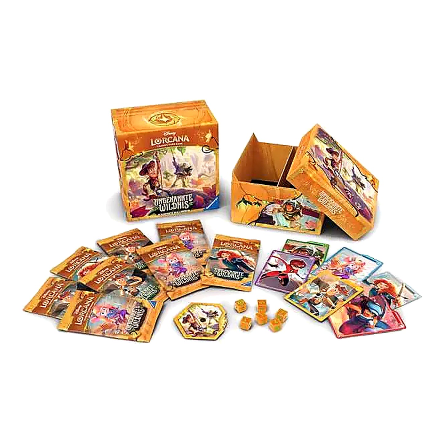 Disney Lorcana Unbekannte Wildnis Schatzkiste Set 12 DE