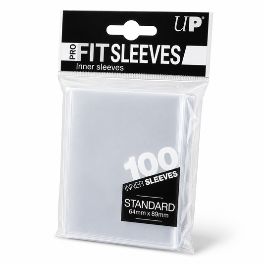 UP Pro Fit Sleeves – 100 Stück (Standard 64x89mm)