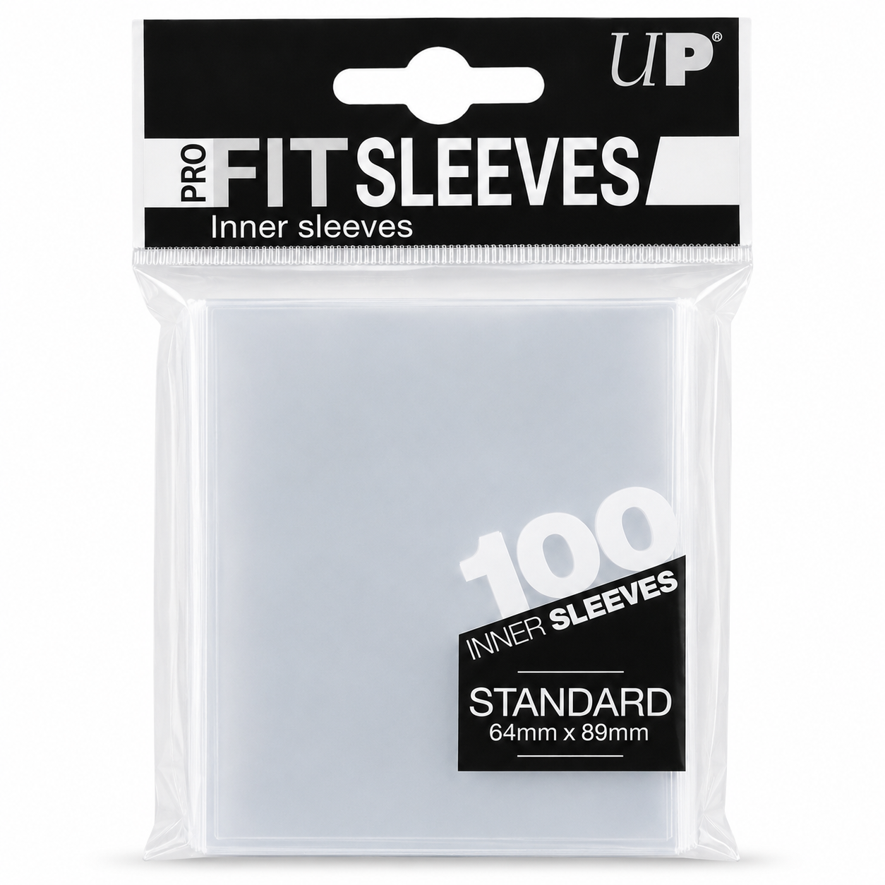 UP Pro Fit Sleeves – 100 Stück (Standard 64x89mm)
